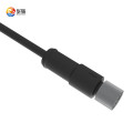 Conector impermeable hembra hembra de 4 núcleos